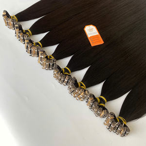 Cinta de extensión de cabello vietnamita de alta calidad, cinta de extensión de cabello sin enredos de luz dibujada doble, tipo de cabello humano - Product Image 1