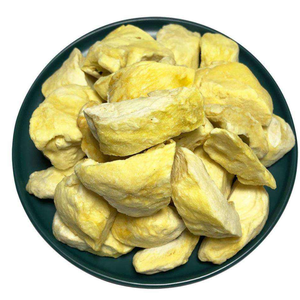 Rodajas de Durian Orgánicas Liofilizadas de Alta Calidad, Sabor Original de Durian, Bocadillo de Fruta Tropical Crujiente, Precio de Fábrica al por Mayor - Product Image 1