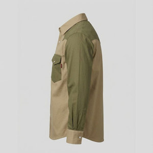 Custom Brand Fire Proof for 2 Safety 100% Cotton FR Twill Welding FRC Workwear Long-sleeved Work Shirt - Product Image 3