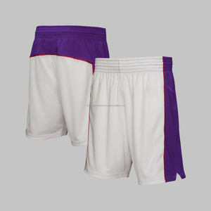 Pantalones cortos de malla de baloncesto de alta calidad para hombre, ropa de calle informal de 5 pulgadas, pantalones cortos de poliéster de talla grande con patrón personalizado - Product Image 3