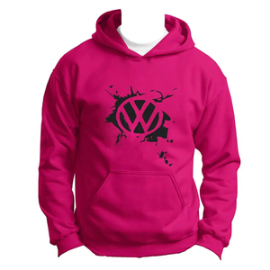 Sudadera con Capucha Personalizada con el Logotipo de VW, Diseño Gráfico Verde, Ropa Urbana Automotriz, para Entusiastas de Autos, Cultura Automotriz Alemana, Sudadera para Hombre - Product Image 5