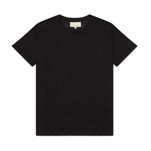 T-shirt personnalisé vierge 100 % coton tricoté respirant pour homme, manches courtes, impression de logo, graphique, grandes tailles, décontracté, fournisseur en gros - Product Image 3