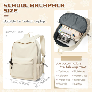 Mochila Oxford con Logotipo Personalizado, Impermeable, Resistente, para la Escuela, para Chicas, Adolescentes y Estudiantes, en Todos los Colores - Product Image 4