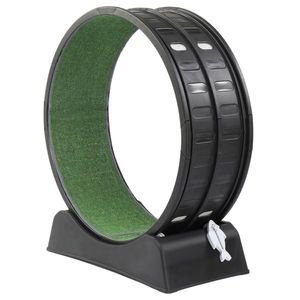 80*34*86CM Black PP Track Connector Assembly Shape Green Carpet 15kg Cat Treadmill Including 1 Cat Teaser Stick <b>Exercise</b> <b>Wheels</b> - Product Image 5