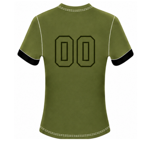 Ensemble short et maillot de football vert olive – Tenue de performance athlétique pour équipe, vêtements d'entraînement, vêtements de sport - Product Image 5