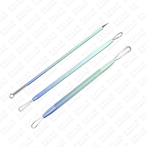 ชุดอุปกรณ์ดูดสิวสแตนเลสสตีลดีไซน์ OEM พร้อมโลโก้สั่งทำพิเศษ – ชุดกำจัดสิวหัวดำ สิวอักเสบ และสิวอักเสบจากสิวเสี้ยน สำหรับการดูแลผิวหน้า - Product Image 2