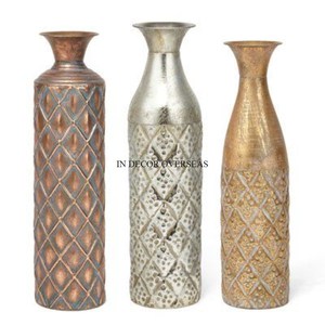 Jarrones Decorativos de Metal de Calidad Superior para Hogar y Hotel, Diseño Rústico Vintage, Tamaño y Logotipo Personalizables, Lujo - Product Image 6