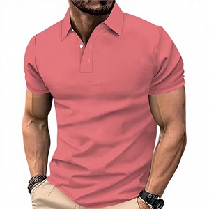 Camisa de Golf Personalizada de Alta Gama para Hombre, Jersey de 180 Gramos, Tejido Ecológico con Estampado Digital, Cuello Sólido, Estilo Casual y Deportivo - Product Image 1
