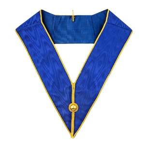 Ensemble complet de regalia maçonniques de la Franc-maçonnerie de Londres, style Craft Provincial Senior, avec tablier, collier, bijoux et gants, vente en gros - Product Image 3