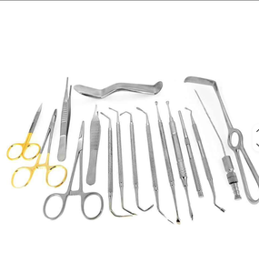 Juego Completo de Instrumentos Quirúrgicos Veterinarios Reutilizables de Clase II para Procedimientos de Esterilización de Mascotas, Grado A+, CE SERGLAB - Product Image 1