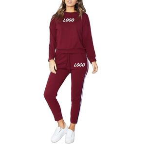 Ensemble de vêtements décontractés pour femmes sweat à capuche imprimé lettre et pantalon de survêtement pour costume de jogging d'hiver avec pantalon - Product Image 1
