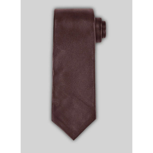 Cravate en cuir PU gaufré à rayures pour homme, coupe ajustée, multifonctionnelle pour affaires et soirées formelles, design classique - Product Image 5