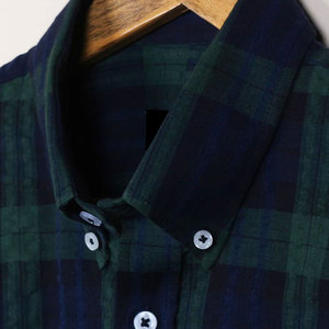 Bulk Wholesale Mens Flannel <b>Shirt</b> Cotton Vintage <b>Plaid</b> <b>Shirt</b> Custom Brand Private Label Flannel <b>Shirt</b> Heavy Fabric Checkered - Product Image 6