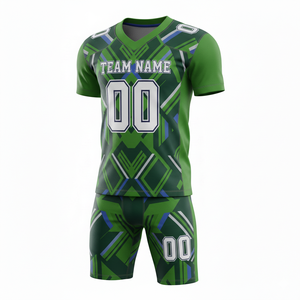 Conjunto de Uniforme de Fútbol Americano Sublimado Personalizado, Transpirable, Anti-UV, con Logotipo Frontal, 100% Poliéster - Product Image 1