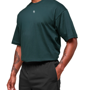 T-shirt de sport ample pour homme, haute qualité, personnalisable, respirant, en coton, pour la gym, vente en gros - Product Image 3