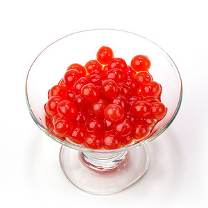 Billes de tapioca éclatantes à la cerise - pour les desserts au thé à bulles et les friandises glacées - Product Image 3