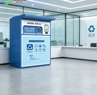 Distributeur automatique de bouteilles en plastique recyclables |