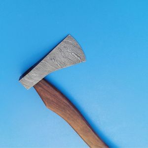 Carbon Steel Outdoor Hatchet Hand <b>Axe</b> with Wooden Grip Portable <b>Wood</b> Cutting Tool for Camping Hiking Bushcraft and Garden - Product Image 6