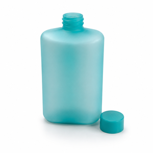 ขวดเครื่องสำอางทรงแบนสี่เหลี่ยม PET สองชั้นเคลือบด้านพร้อมฝาแบบกำหนดเองสำหรับผลิตภัณฑ์ดูแลผิว ผู้ผลิตจากเวียดนาม - Product Image 1