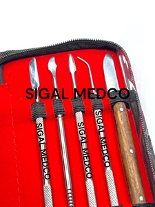 Juego de Herramientas de Escultura de Cera y Arcilla de Acero Inoxidable de Doble Punta, 10 Piezas, con Estuche de Cuero Artificial para Modelado y Arte - Product Image 5