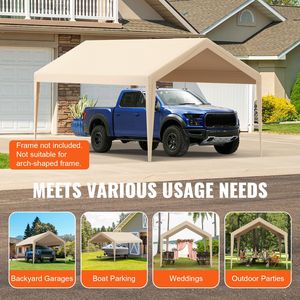 Telo di Ricambio per Tenda da Camion 10x20ft - Resistente, Impermeabile, Protezione UV, Facile da Installare - Product Image 5