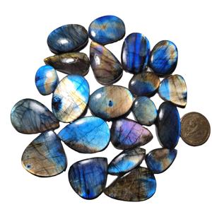 AAA + Qualité Naturel Multicolore Flash Labradorite Cabochons Lâche Quartz Pierres Précieuses Lot pour la Fabrication de Bijoux - Product Image 1