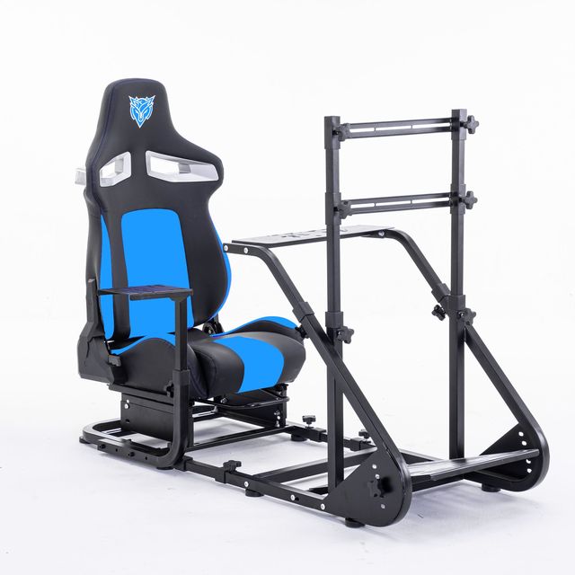Stable Racing Wheel Cockpit Compatible Fanatec PXN Thrustmaster Logitech Adjustable Driving Simulator Gamers Model D0100XF21KW
