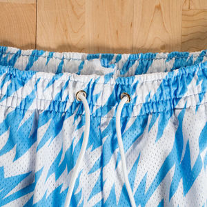 Pantalones Cortos Deportivos para Hombre con Estampado Geométrico, de Secado Rápido, Poliéster, Cintura Media, Largura Corta, Casuales - Product Image 2