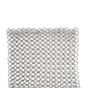 Kit de nettoyage pour poêle en fonte Lancaster, éponge en maille métallique avec sac de rangement pour usage en cuisine - Product Image 2