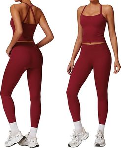 Leggings Deportivos de Cintura Alta para Mujer, Elásticos, para Correr, Entrenamiento, Yoga, Gimnasio, Ropa Deportiva - Product Image 5