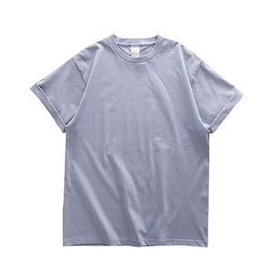 Camiseta de Corte Regular para Hombre, de Algodón 100%, Manga Corta, Estampada, Cuello en V, Lavado Ácido, Secado Rápido, Estilo Casual para Verano - Product Image 2