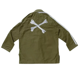 Traje de Jiu Jitsu BJJ WTAPS Batch 113 Verde Oliva, el Más Vendido, Uniforme con Logotipo Frontal, Duradero y Transpirable - Product Image 2
