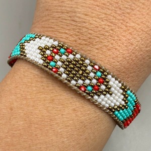 Trendsetting Seed <b>Beads</b> <b>Bracelet</b> With Beautiful Handwork Delicate Seed Beaded Embroidered <b>Bracelet</b> <b>For</b> Elegant Style - Product Image 6