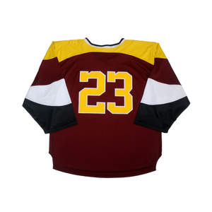 Fabricant de maillots de hockey sur glace personnalisés par sublimation, vêtements d'équipe, maillots de hockey respirants et à séchage rapide, vente en gros, fabrication OEM - Product Image 4