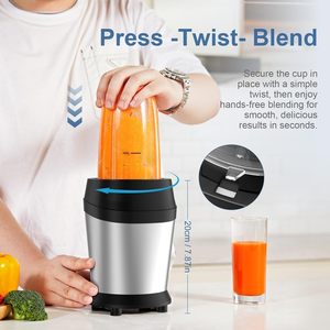 Blender à smoothie 1200W, blender personnel pour les milkshakes et les smoothies, blender portable et moulin à café pour la cuisine - Product Image 3