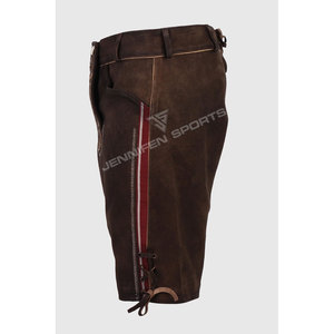 Shorts Lederhosen Bavarois Allemands pour Hommes en Daim de Chèvre 100% Véritable, Respirants, avec Broderie Personnalisée – Vente en Gros à Chaud - Product Image 5