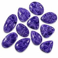 Pierres précieuses Charoite violette de qualité supérieure Rida Creations, cabochons pour la fabrication de bijoux, provenant du Rajasthan, prix de gros