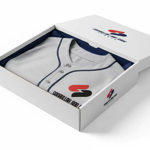 Chemise de baseball au design original, respirante, imprimée numériquement, en maille polyester 180g, col en V, logo personnalisé, nom brodé, unisexe - Product Image 5