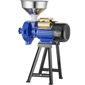 เครื่องบดเมล็ดธัญพืชไฟฟ้าเชิงพาณิชย์ 3000 วัตต์ ปรับความหนาได้ เครื่องบดข้าวโพดพร้อมกรวย เครื่องบดผงละเอียดสำหรับงานหนัก - Product Image 5