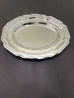 Assiette de Présentation en Laiton pour Mariages et Événements, Style Floral, Assiette Argentée de Haute Qualité, Assiettes Décoratives, Artisanat Métallique, Compatible Lave-Vaisselle