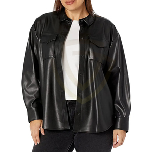Chaqueta de Cuero para Mujer, Transpirable, de Alta Calidad, Estilo Moderno, Nuevo Modelo, Informal, con Cierre - Product Image 3