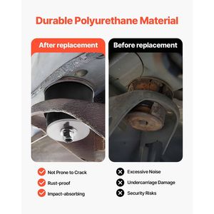 Kit di Boccole per Montaggio Carrozzeria 1980-1998 per Ford F150 F250 F350, 62 Pezzi in Poliuretano, Sostituzione Rapida Compatibile con Sospensioni per Camion - Product Image 4