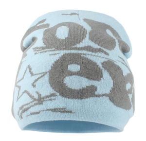 Bonnet unisexe en tricot jacquard à rabats pour les oreilles, motif rayé, 100% acrylique, bonnet d'hiver décontracté pour enfants, réglable - Product Image 4