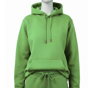 Sudadera con Capucha de Invierno para Mujer, 100% Algodón, Gruesa, de Alta Calidad, Color Sólido - Product Image 5