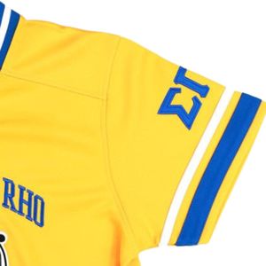 Camiseta Deportiva Personalizada de la Hermandad Griega Sigma Gamma Rho, Jersey Dorado, Manga Corta, Ropa Deportiva Transpirable, Uniforme de Alto Rendimiento - Product Image 6