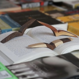 Finger Ring Reader Support <b>Book</b> Finger Holder Wooden - Product Image 4