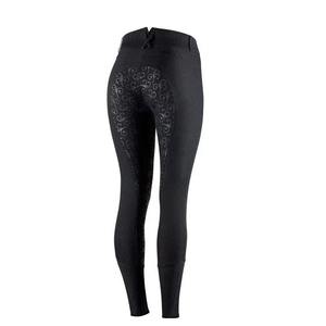 Leggings de equitación con estampado de silicona en toda la superficie, con bolsillos para móvil, cintura alta, pantalones de equitación. - Product Image 5
