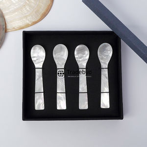 Cuillère à incrustations MOP de qualité supérieure, faite à la main, pour la table, cuillère de service Tradebyd - Product Image 6