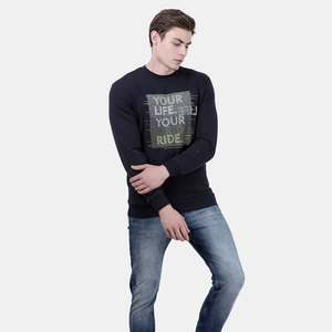 เสื้อสเวตเชิ้ตผู้ชายทรงปกติ ผ้าฝ้ายฟลีซ 100% ระบายอากาศได้ดี แห้งเร็ว เป็นมิตรกับสิ่งแวดล้อม สีพื้น ผลิตในปากีสถาน - Product Image 4