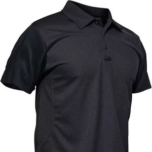 Camisas Polo Tácticas de Manga Larga para Hombre, 100% Poliéster, 3 Botones, Diseño Sólido, de Secado Rápido - Product Image 1